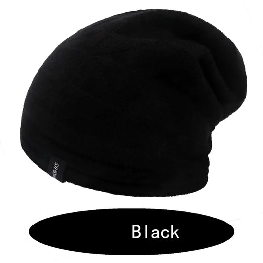 Two-Color Warm Knitted Hat for Autumn and Winter