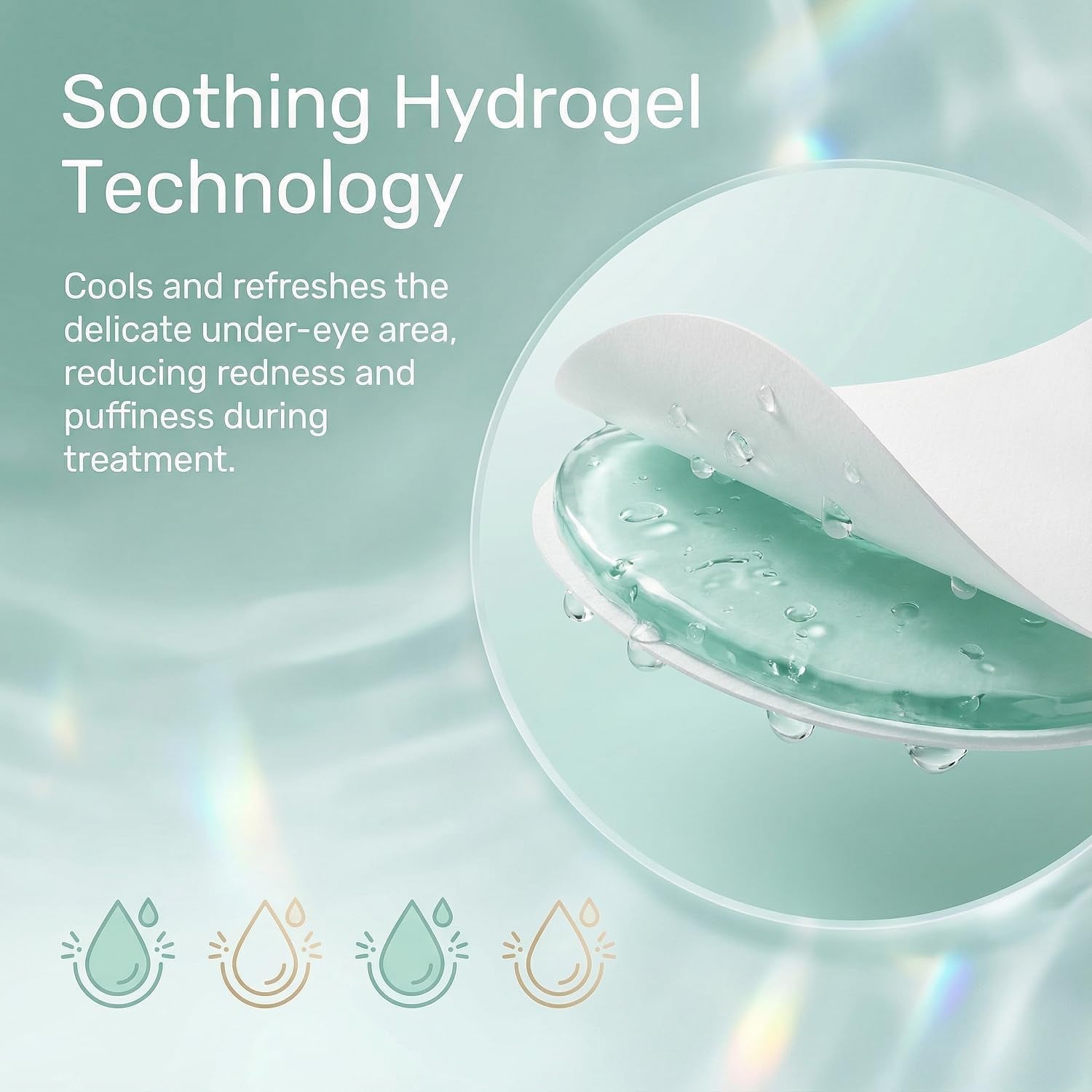 50 Pairs under Eye Gel Pads, Lint Free Skin Friendly under Eye Patches Lash Pads for Eyelash Extension Treatment