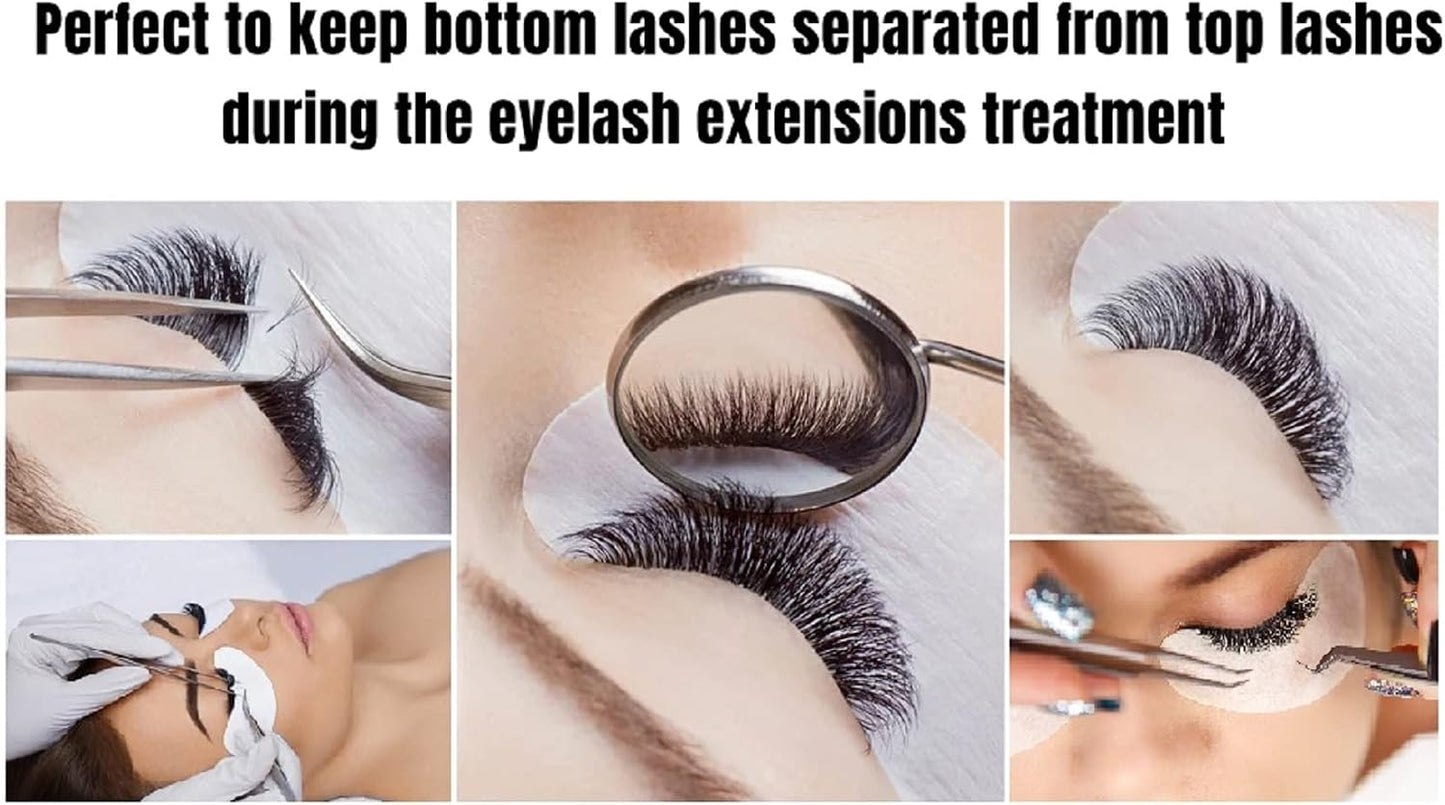 50 Pairs under Eye Gel Pads, Lint Free Skin Friendly under Eye Patches Lash Pads for Eyelash Extension Treatment