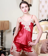 Silk Pajama Set - Two Piece Sleepwear Set