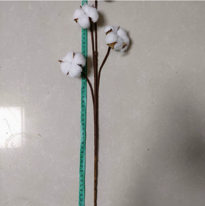 Elegant Faux Cotton Stems