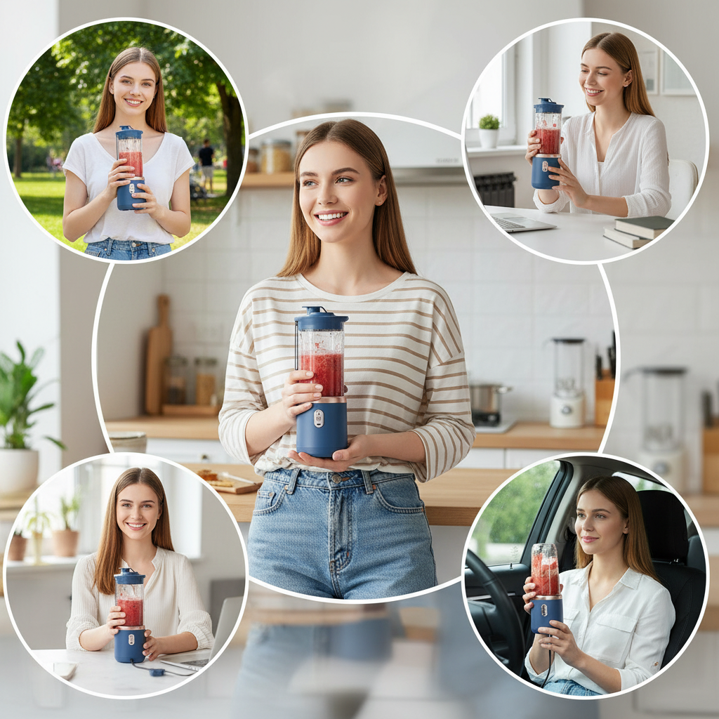 High Quality Twin Gear Portable Juice Blender