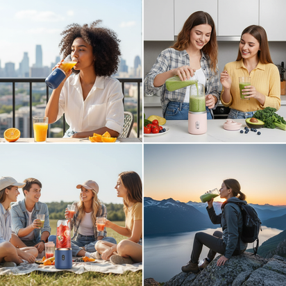 High Quality Twin Gear Portable Juice Blender