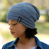 Two-Color Warm Knitted Hat for Autumn and Winter